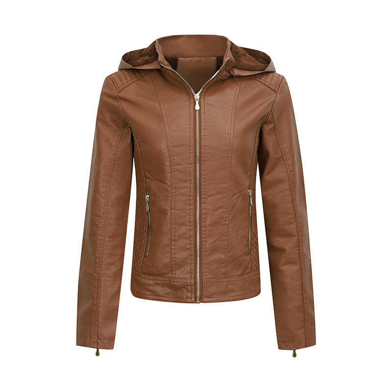 Urban Edge Hooded Moto Jacket