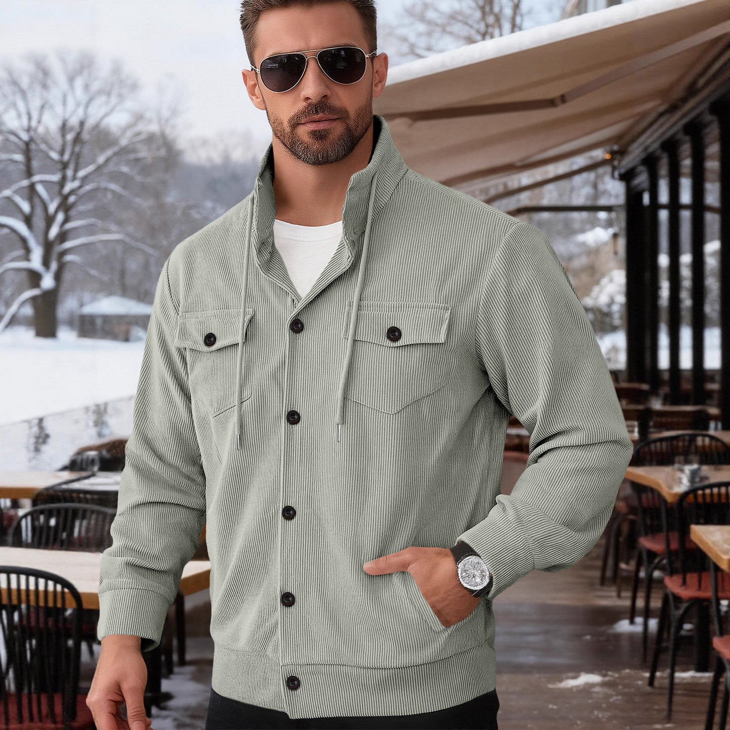 Echo Corduroy Overshirt
