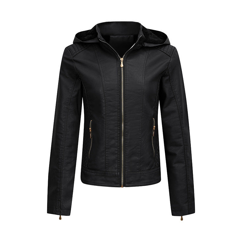 Urban Edge Hooded Moto Jacket