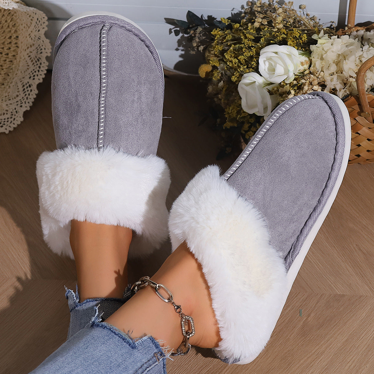Serene Shearling Mules