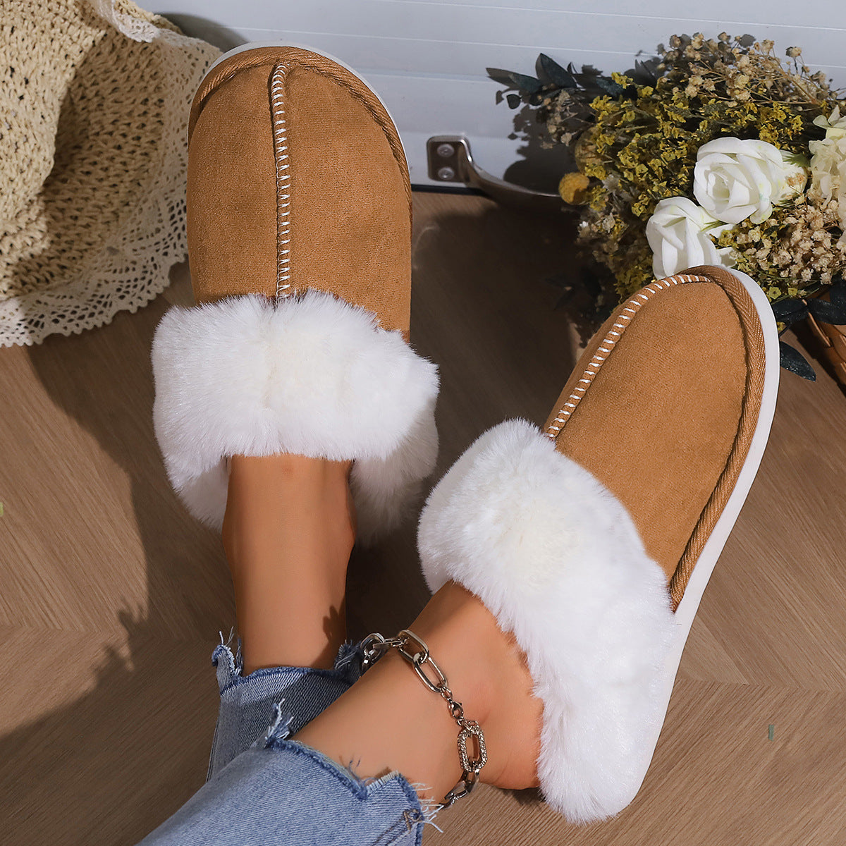 Serene Shearling Mules