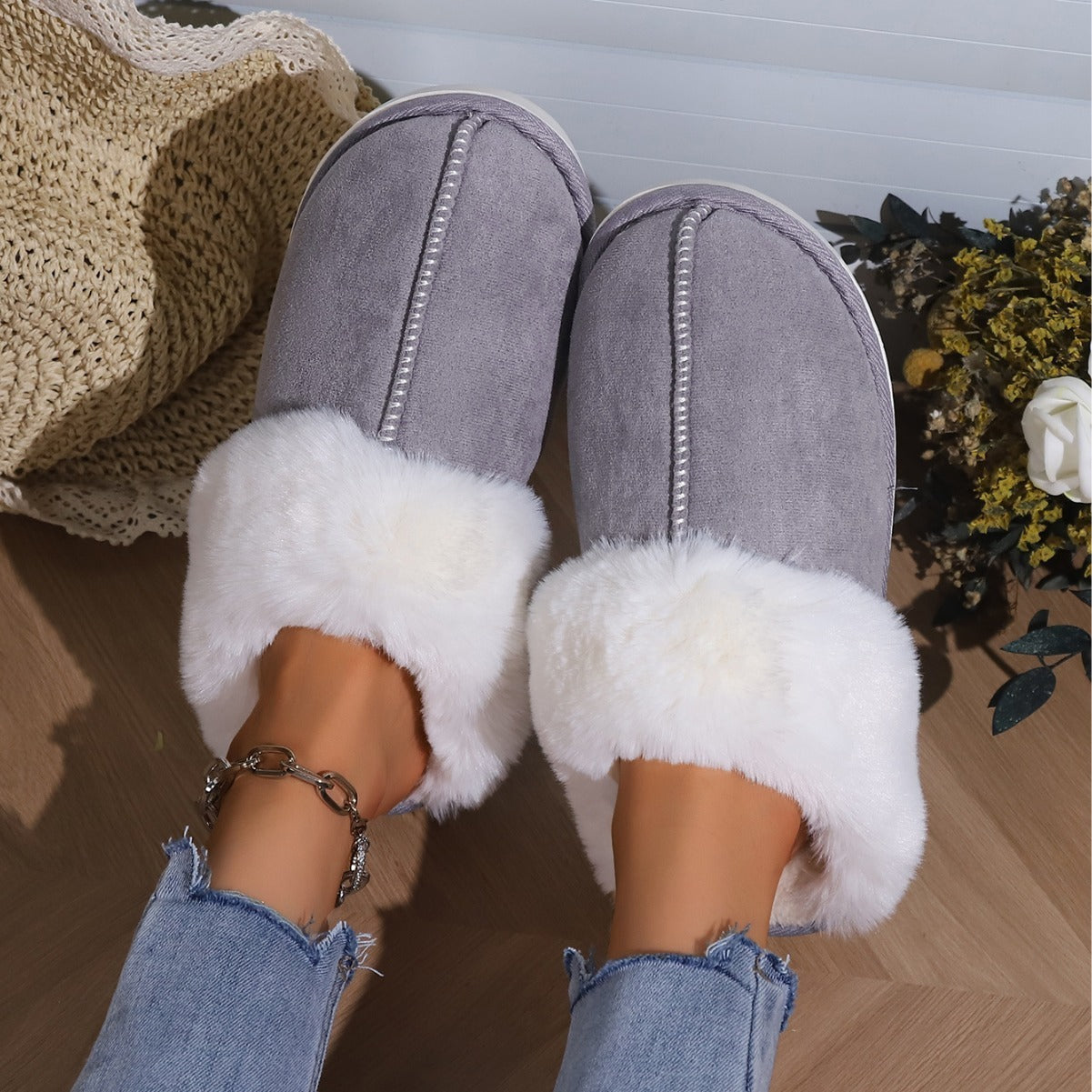 Serene Shearling Mules