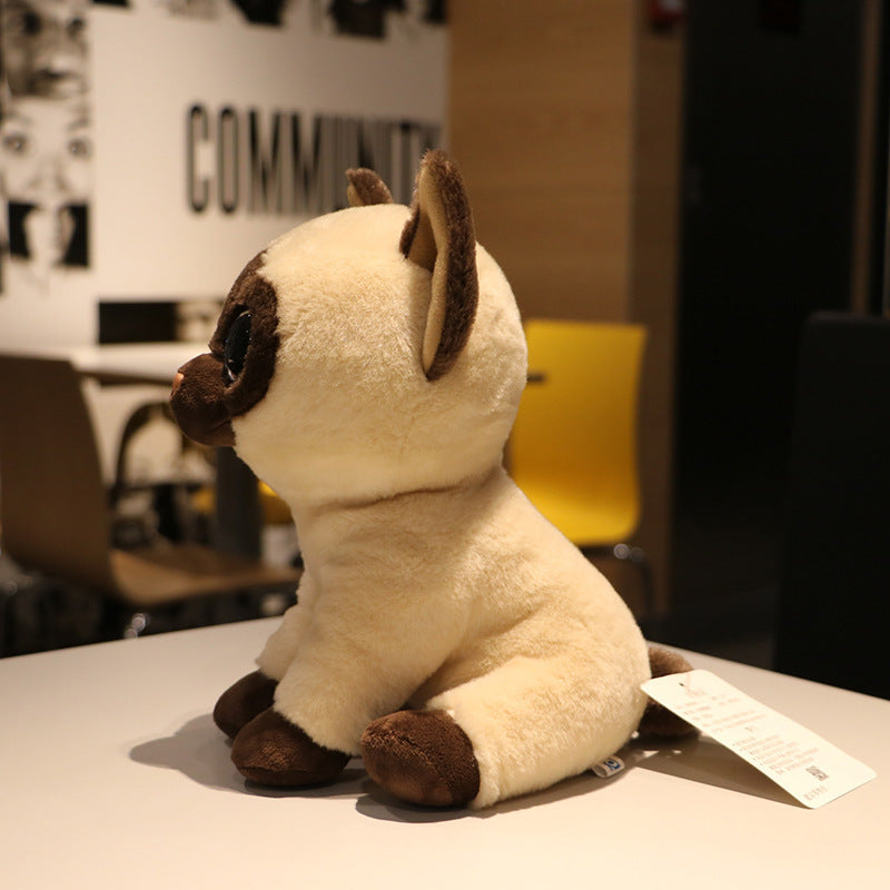 Siamese Cat Big Eyes Plush Toy