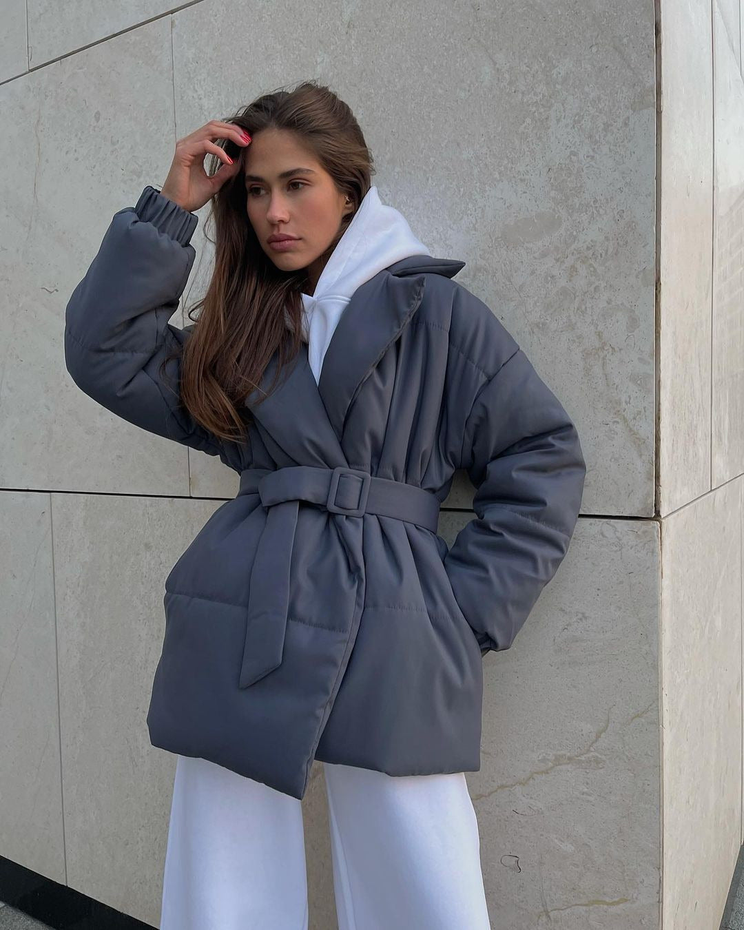 Urban Puffer Wrap Coat