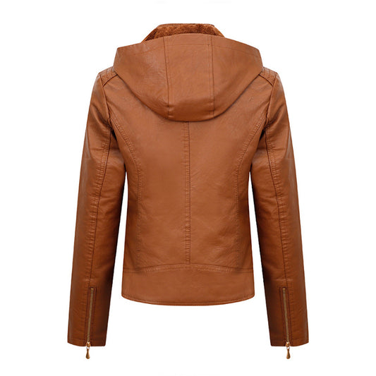 Urban Edge Hooded Moto Jacket