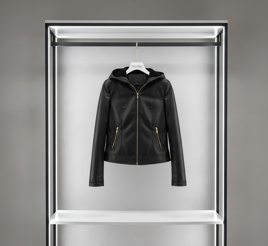 Urban Edge Hooded Moto Jacket