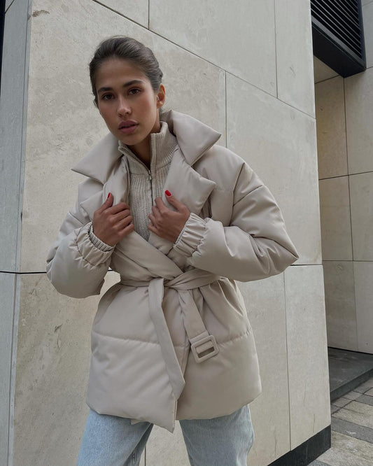 Urban Puffer Wrap Coat